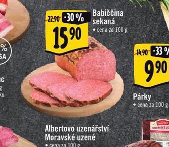 Albert Babiččina sekaná nabídka