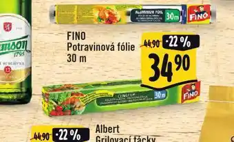 Albert Fino potravinová folie nabídka
