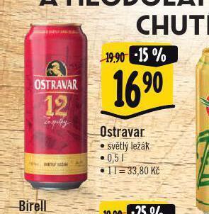 Albert Pivo ostravar nabídka