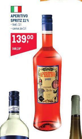 Makro Aperitivo spritz 11% nabídka
