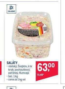 Makro Saláty nabídka
