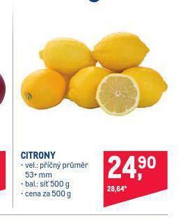 Makro Citrony nabídka