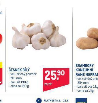 Makro Česnek bílý nabídka