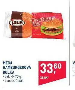 Mega hamburgerová bulka