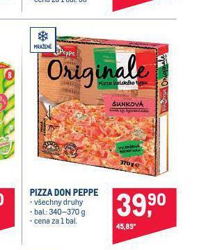 Makro Pizza don peppe nabídka