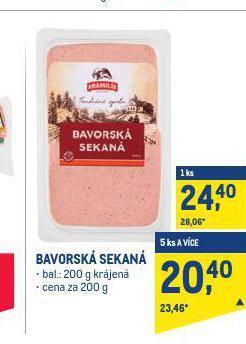 Makro Bavorská sekaná nabídka