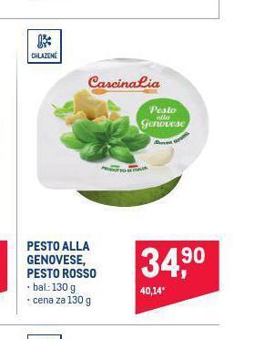 Makro Pesto alla genovese, pesto rosso nabídka