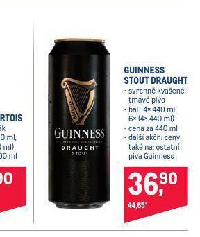 Makro Guinness stout draught nabídka