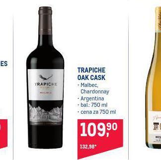 Makro Trapiche oak cask nabídka