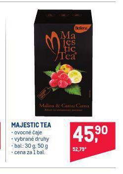 Makro Majestic tea nabídka
