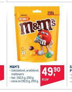 Makro M&m´s nabídka