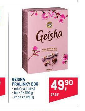 Makro Geisha pralinky box nabídka