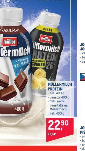 Makro Müllermilch protein nabídka