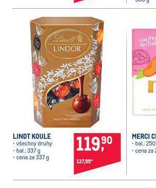 Makro Lindt koule nabídka