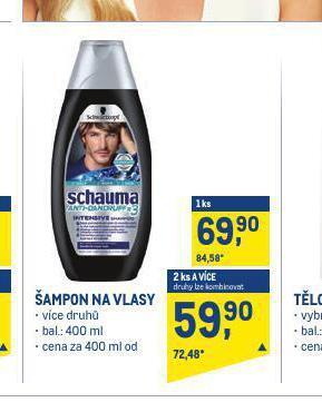 Makro Schauma šampon nabídka