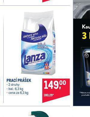 Makro Lanza prací prášek nabídka