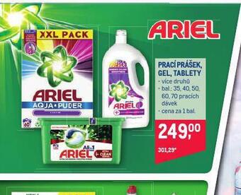 Makro Ariel prací prostředek nabídka