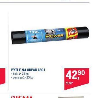 Makro Pytle na odpad 120 l nabídka