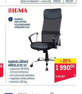 Makro Kancelářské křeslo nabídka