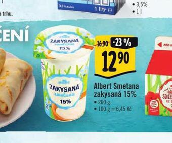 Albert Albert smetana zakysaná 15% nabídka