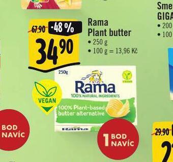 Albert Rama plant butter nabídka