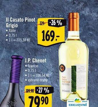 Albert Ii casato pinot grigio nabídka
