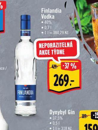 Albert Finlandia vodka nabídka