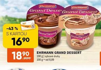 Terno Ehrmann grand dessert nabídka