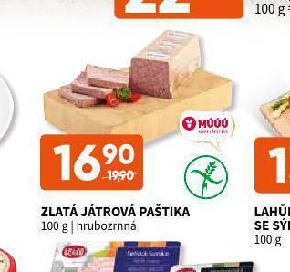 Terno Zlatá játrová paštika nabídka