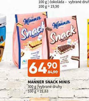 Terno Manner snack minis nabídka