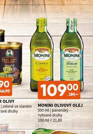 Terno Monini olivový olej nabídka