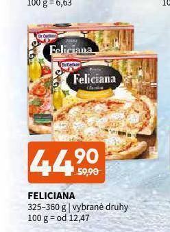 Terno Feliciana pizza nabídka