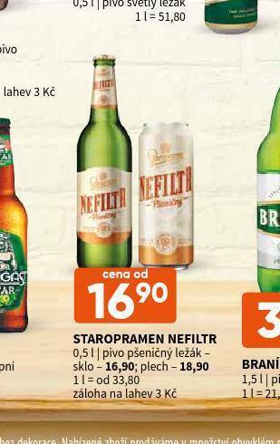 Terno Pivo staropramen nabídka