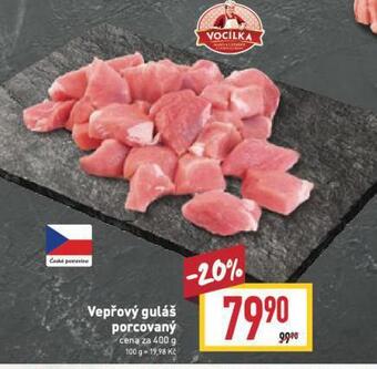 Billa Vepřový guláš porcovaný nabídka