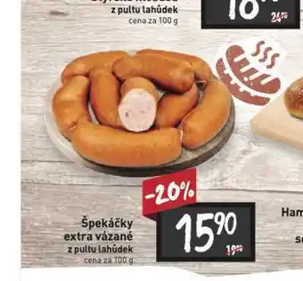 Billa Špekáčky extra vázané nabídka