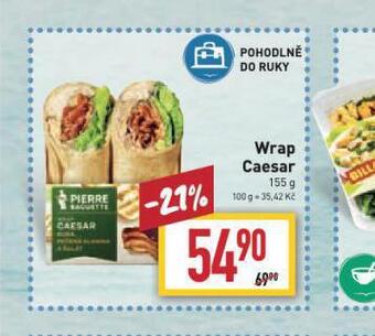 Billa Wrap caesar nabídka