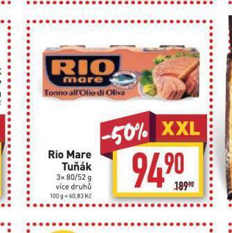 Billa Rio mare tuňák nabídka