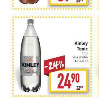 Billa Kinley tonic nabídka