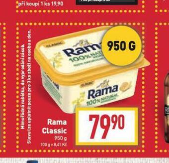 Billa Rama classic nabídka