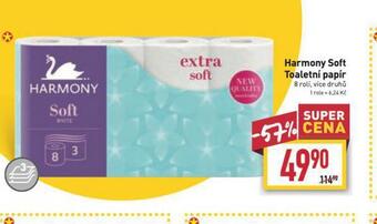 Billa Harmony soft toaletní papír nabídka