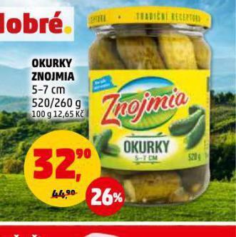 Penny Market Okurky znojmia nabídka