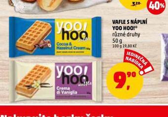 Penny Market Vafle s náplní yoo hoo! nabídka
