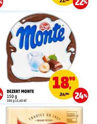 Penny Market Dezert monte nabídka