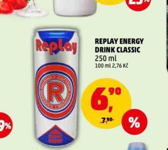 Penny Market Replay energy drink classic nabídka