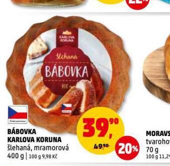 Penny Market Bábovka karlova koruna nabídka