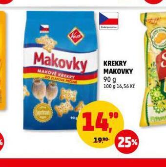 Penny Market Krekry makovky nabídka