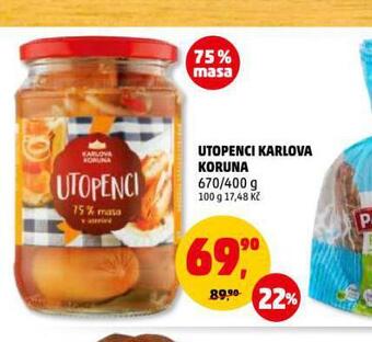 Penny Market Utopenci karlova koruna nabídka
