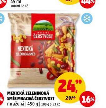 Penny Market Mexická zeleninová směs mrazivá čerstvost nabídka