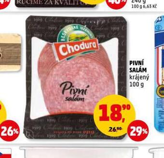 Penny Market Pivní salám nabídka