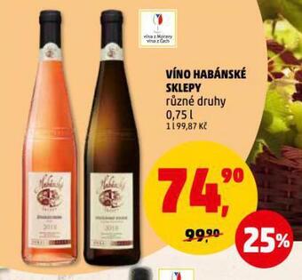 Penny Market Víno habánské sklepy nabídka